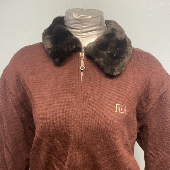 Fila jacket with faux fur - Picture 2 of 10